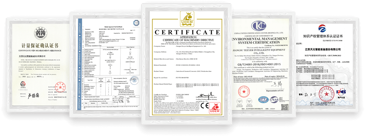 sertifikat mesin blok AAC autoklaf